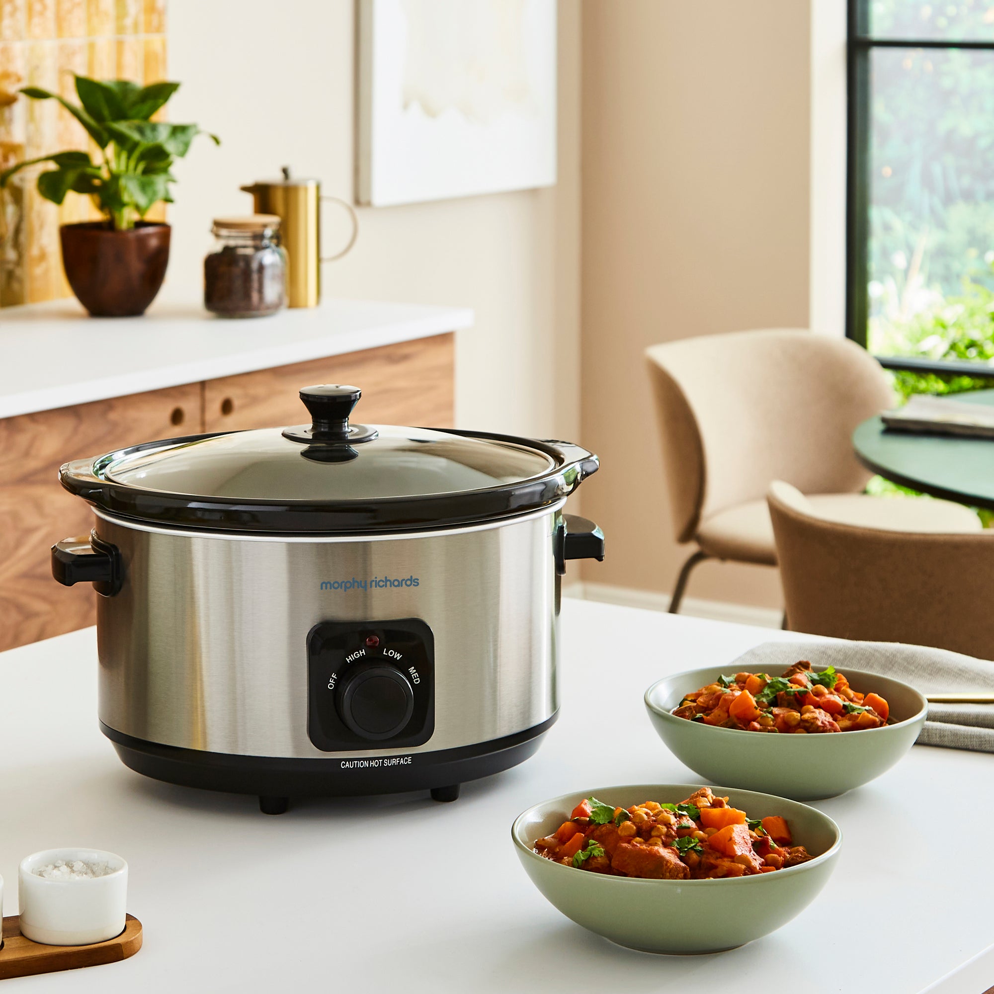 Stainless Steel 6.5L Slow Cooker - Image 2