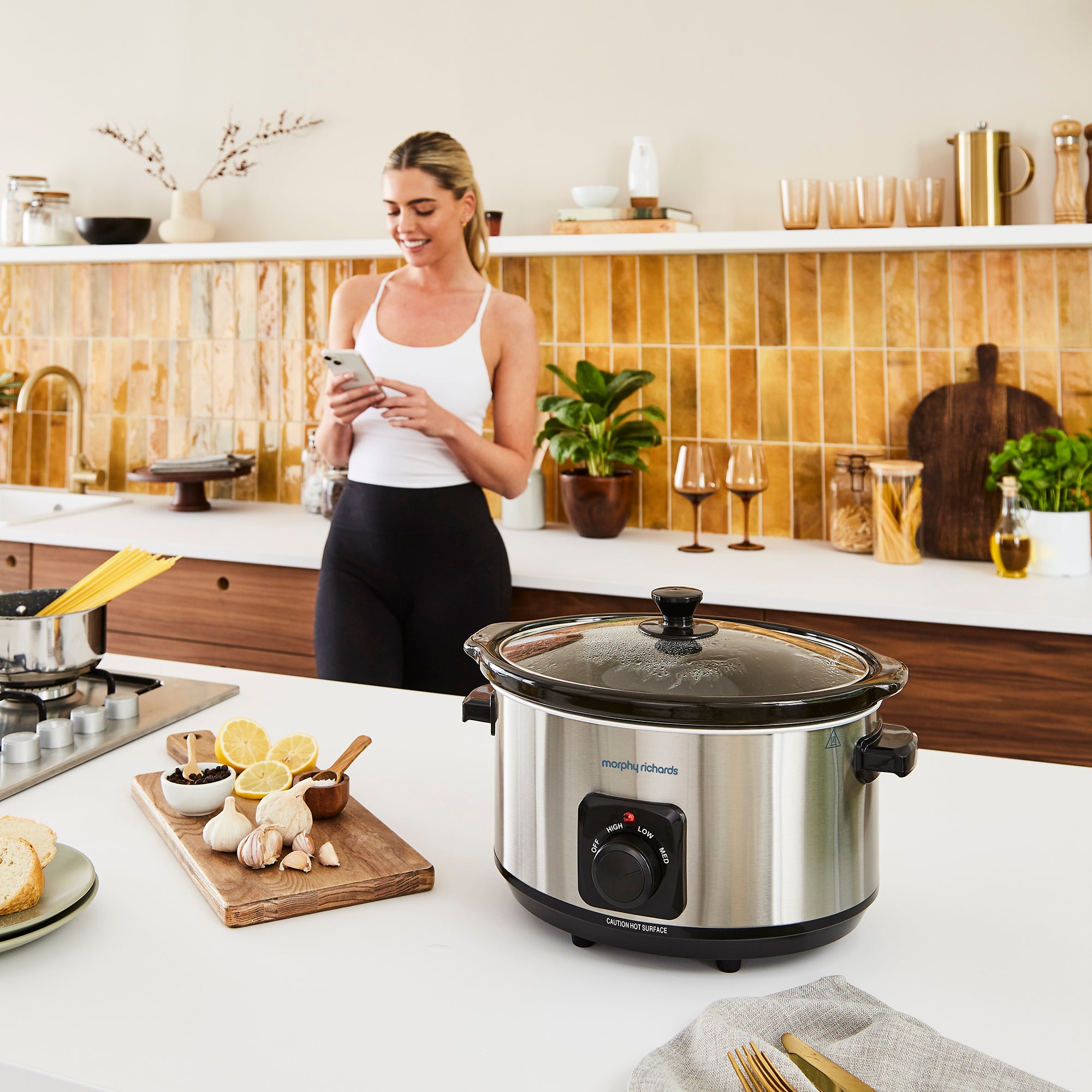 Stainless Steel 6.5L Slow Cooker - Image 7