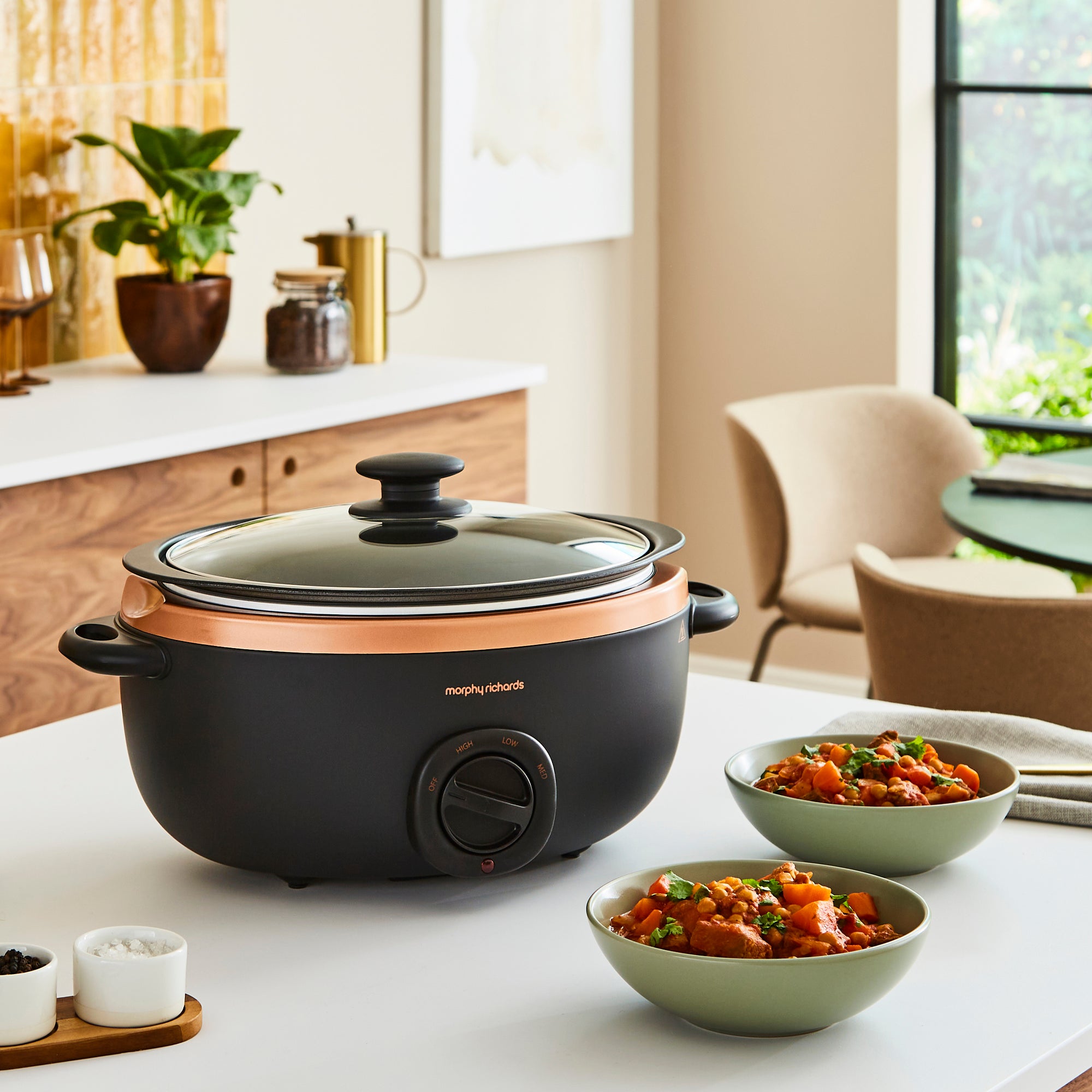 Rose Gold Sear & Stew Slow Cooker 6.5L - Image 2