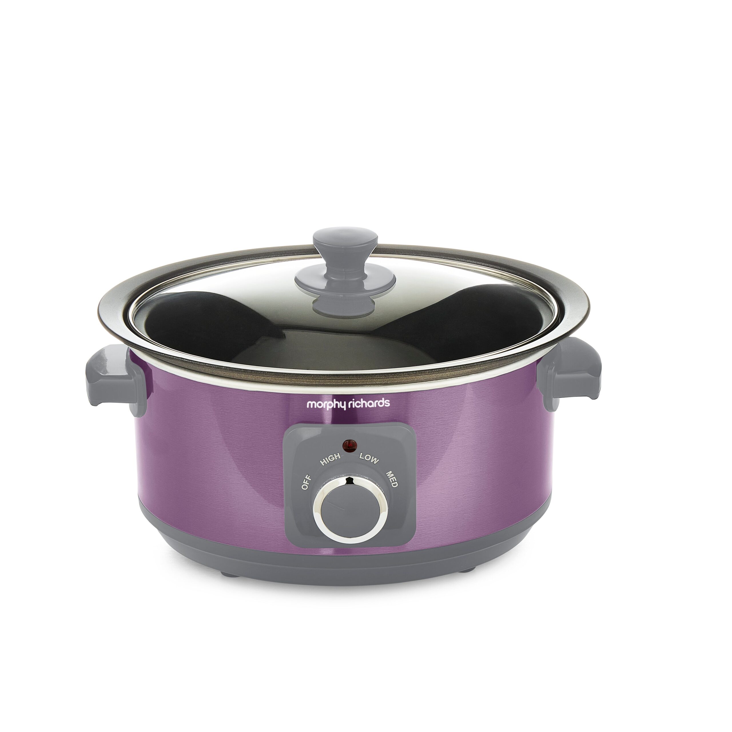 Accents Sear & Stew 3.5L Slow Cooker - Purple - Image 12