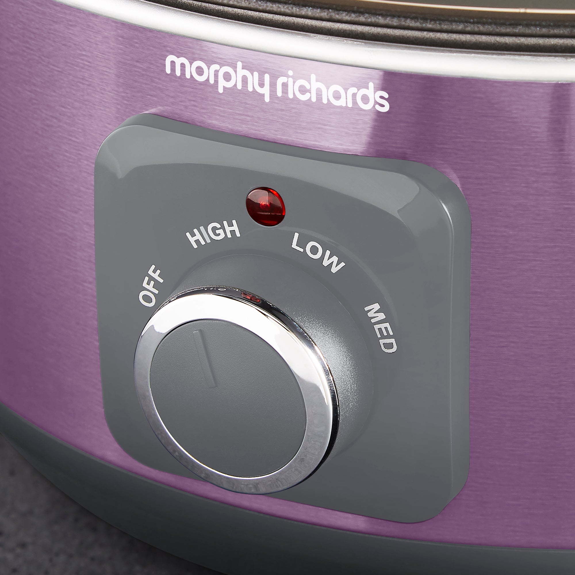 Accents Sear & Stew 3.5L Slow Cooker - Purple - Image 9