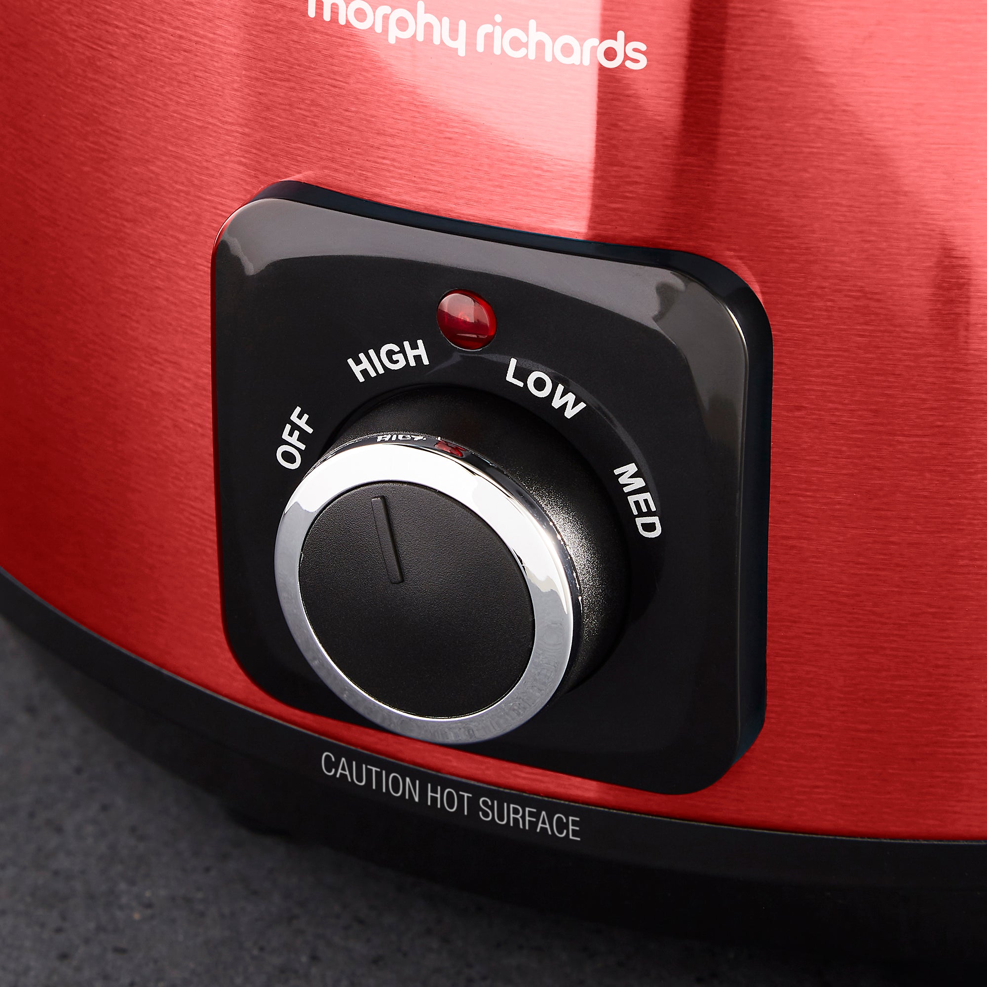 Accents Sear & Stew 6.5L Slow Cooker - Red - Image 3